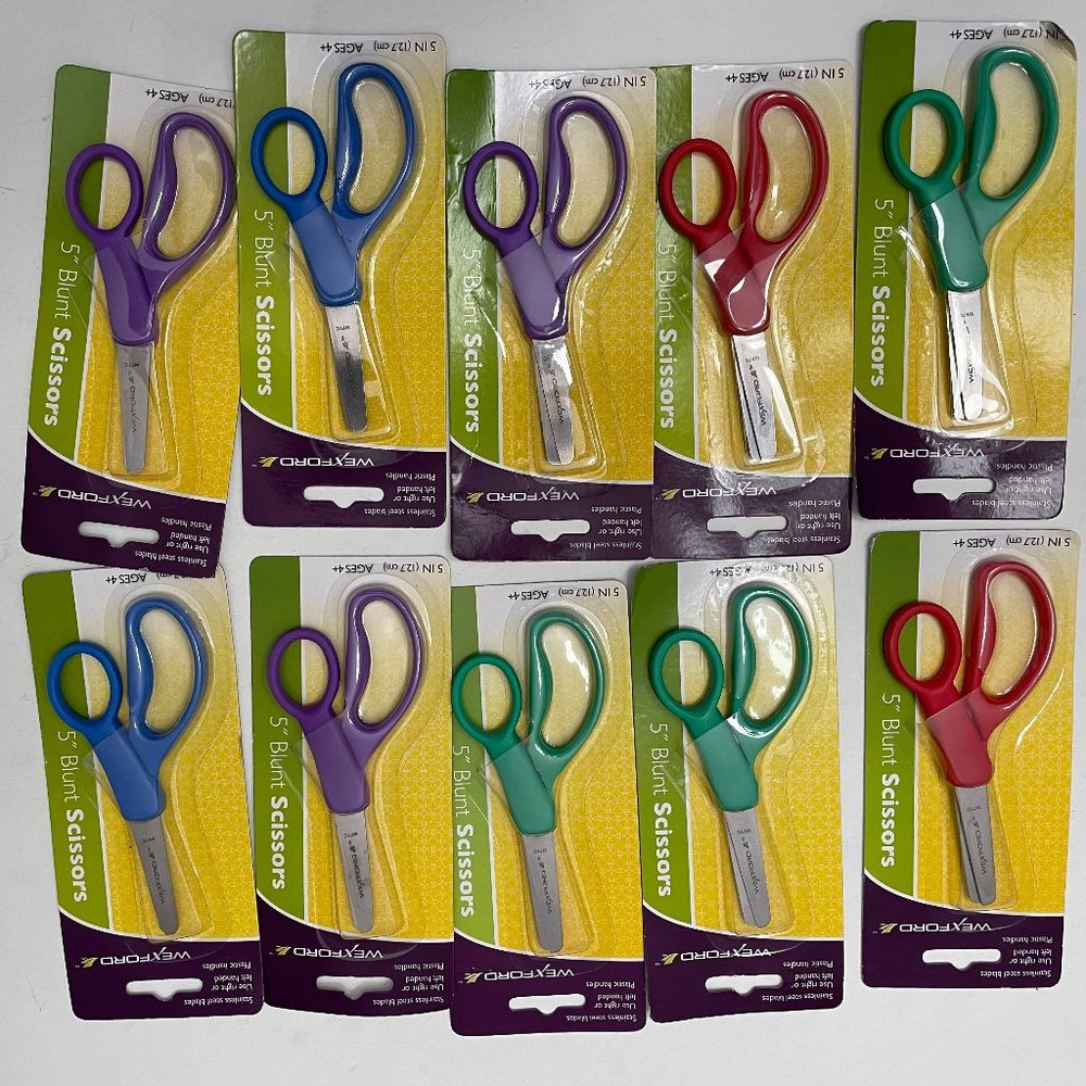 NWT- Bundle of 10 5 inch blunt scissors